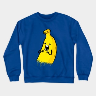 Humor and funky banana Crewneck Sweatshirt